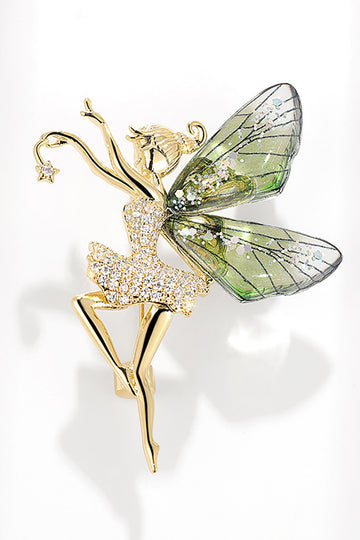 Gennemsigtige vinger Angel Broche